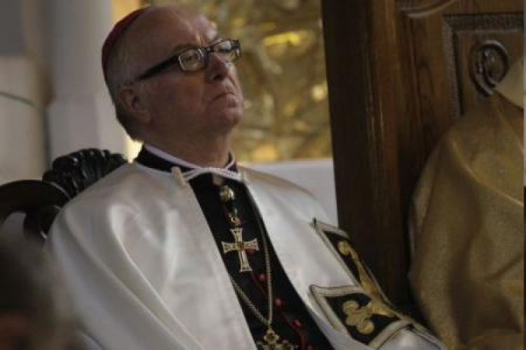 Wielki mistrz zakonu krzyżackiego bp Bruno Platter. Fot. PAP/M. Zagdańska Wielki mistrz zakonu krzyżackiego bp Bruno Platter. Fot. PAP/M. Zagdańska