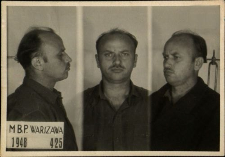 Major Zygmunt Szendzielarz „Łupaszka”- zdjęcie wykonane w MBP w 1948 r. Fot. IPN Major Zygmunt Szendzielarz „Łupaszka”- zdjęcie wykonane w MBP w 1948 r. Fot. IPN