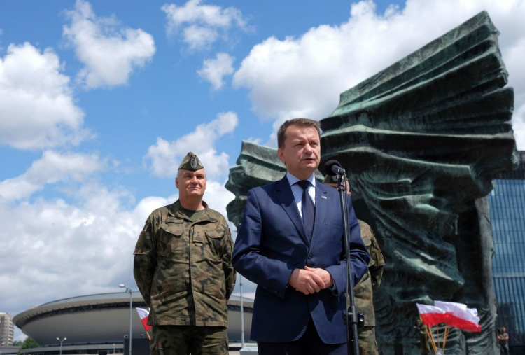 Minister obrony narodowej Mariusz Błaszczak. Fot. PAP/A. Grygiel Minister obrony narodowej Mariusz Błaszczak. Fot. PAP/A. Grygiel
