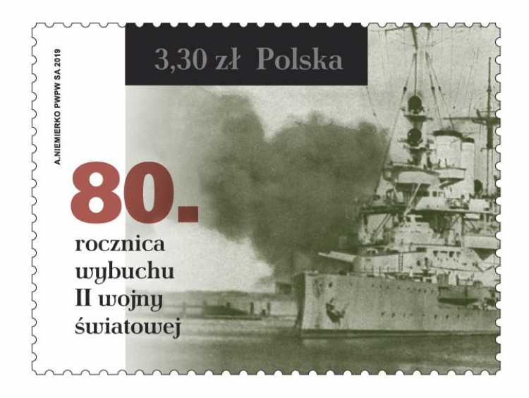 Znaczek Poczty Polskiej upamiętniający 80. rocznicę wybuchu II wojny światowej Znaczek Poczty Polskiej upamiętniający 80. rocznicę wybuchu II wojny światowej