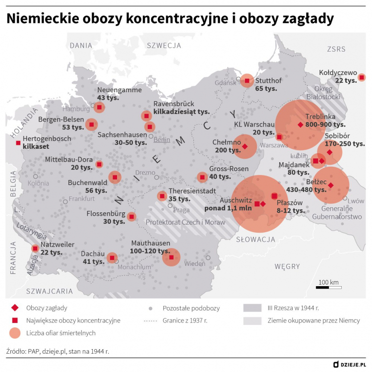 Niemieckie obozy koncentracyjne i obozy zagłady Niemieckie obozy koncentracyjne i obozy zagłady